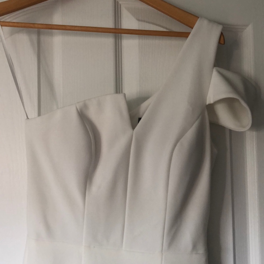 Besty Adams White Gown